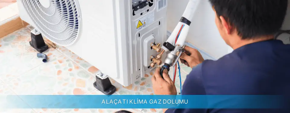 Alaçatı İlçemi Gree Klima Gaz Dolumu